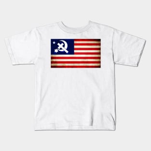 Democratic Socialist Party Flag of America Kids T-Shirt